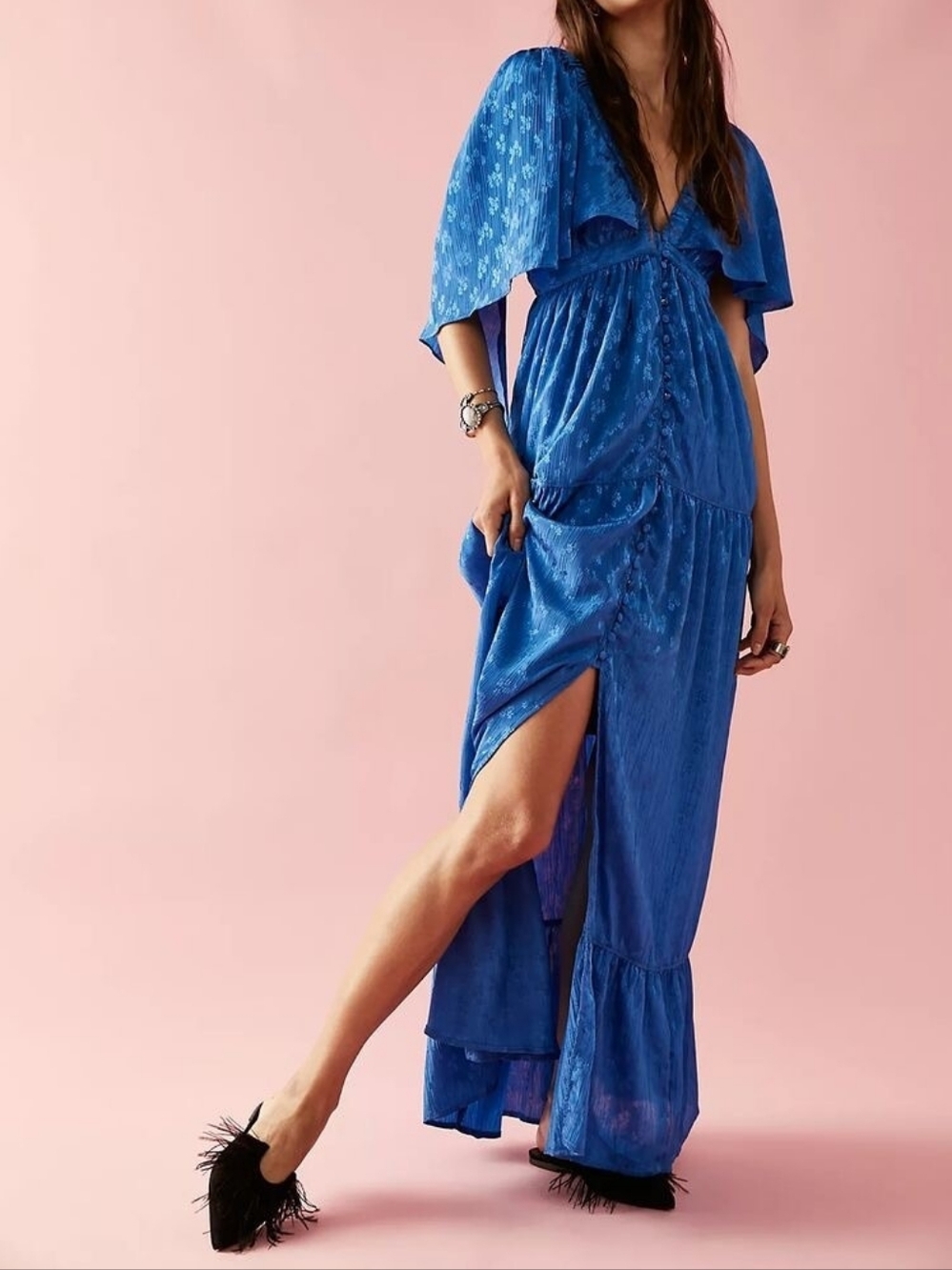 Free People Cha Cha Maxi Dress Size XL